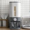 10kg Rice Dispenser Storage Bin Food Tank Rice Bin Container Organizer Measuring Cup - Image 2
