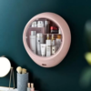 Cosmetic Storage Makeup Organizer, Oval Display Wall Boxes, Hanging Beauty Storage Cases, Cosmetic Organizer for Bathroom Livingroom - Image 6