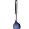 Silicone Wooden Long Handle Nonstick Soup Spoon