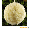 20 Cm Artificial Rose Flower Pouf Kissing Balls Bouquet - Image 3
