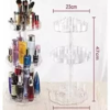 Cosmetics Makeup Organizer Acrylic 3D Rotating 360 - Image 3