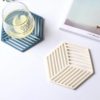 Pack of 3pcs Hexagon Coffee Tea Cup Mug Silicone Coaster Pad Mat