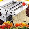 Pasta Maker, Roller Pasta Machine Stainless Steel Noodle Machine – 6 Adjustable Thickness Settings
