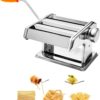 Pasta Maker, Roller Pasta Machine Stainless Steel Noodle Machine – 6 Adjustable Thickness Settings - Image 3
