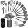 12pcs Silicone Kitchen Accessories Kitchen Utensil Set With Holder Cocina Kitchen Cooking Spoon Set - Image 2