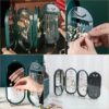 Jewelry Organizer Storage Box Necklaces Earrings Display Case 4 Doors - Image 5