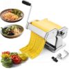Pasta Maker, Roller Pasta Machine Stainless Steel Noodle Machine – 6 Adjustable Thickness Settings - Image 4