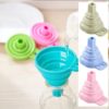 Silicone Funnel Foldable – Silicone Collapsible Funnel For Filling Water Bottle Oil Liquid - Image 2