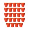 Pack of 24 Small Plastic Flower Pots - 3.2D x 3.5H - Image 2