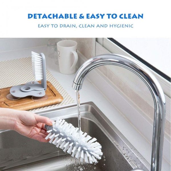 Glass Washer Brush Cleaner, Standing Bottle Cup Brush Cleaner for Kitchen Bar Sink