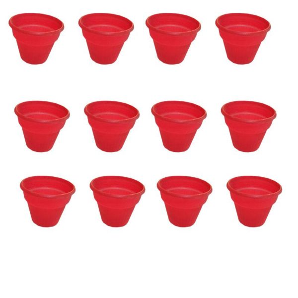 Pack of 12 Round 4 x 4 Planter - Image 2