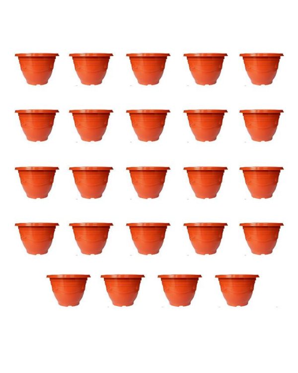 Pack of 12 Round 4 x 4 Planter - Image 2