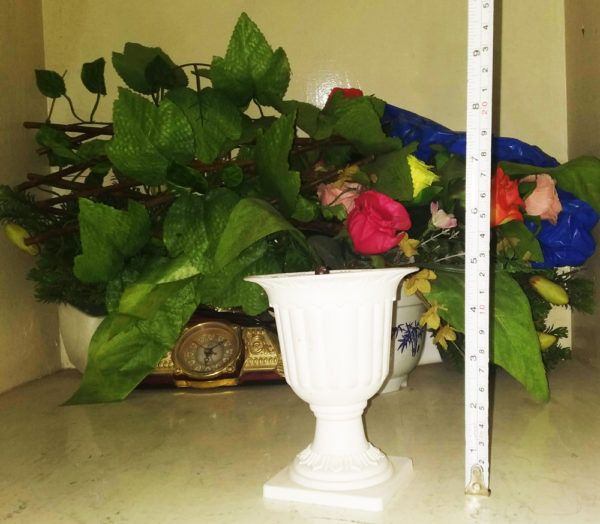 Pack of 6 Tiny Planter for artificial flowers 5 inch height - Image 3