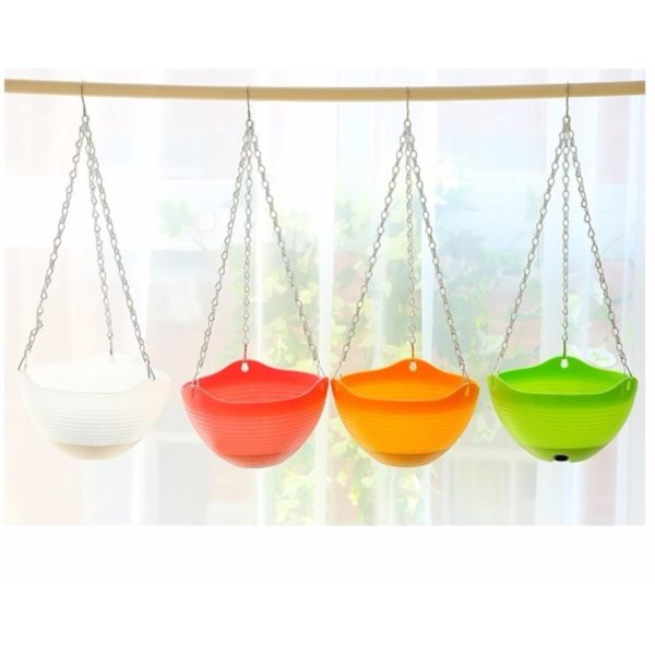 Pack of 8 Hanging Pots with Chain - Image 3