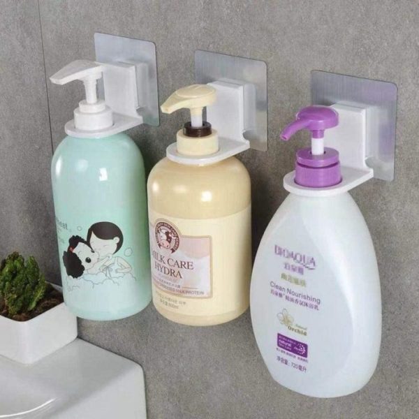 Multifunctional Bottle Hanging Holder Shower Gel Bottle Holder, Shampoo Holder Hook, Hand Soap Detergent Shelf, Bathroom Accessories