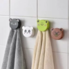 Cartoon Towel Holder – Towel Napkin Storage Cloth Clip Adhesive 1pcs - Image 7