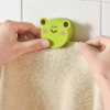 Cartoon Towel Holder – Towel Napkin Storage Cloth Clip Adhesive 1pcs - Image 5