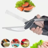 Clever Cutter 2-in-1 Food Chopper Vegetable Slicer Chopper Scissor Kitchen Knife - Image 5