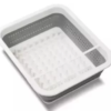 Collapsible Silicone Dish Rack Camping Dish Tub - Image 5