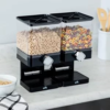 DOUBLE Barrel Square Dry Food Cereal Dispenser - Image 5