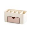 Saving Space Desktop Cosmetic Brush Storage Case With Drawer Makeup Item Pens Desk Organize Box - Image 5