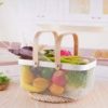 Fruit And Vegetable Basket Double Handle - Image 2