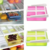Fridge Storage Trays, Rack, Shelf, Drawer, Holder- Multipurpose, Plastic Tray, Space Saving, Slider Tra