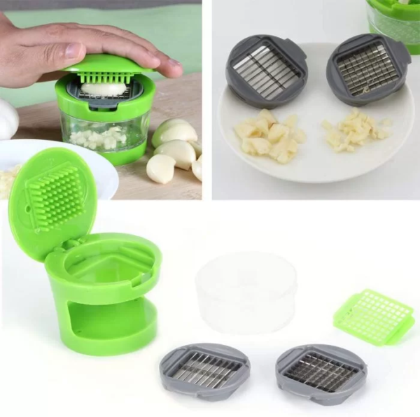 Multi‑Function Garlic Chopper, Unique Convenient Garlic Mincer - Image 2