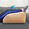 Leg Ramp Inflatable Pillow Wedge Pillow Elevates Legs And Feet Soft Leg Relaxation Pillow Cushion Foot Rest Office Home - Image 5