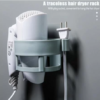 Hair Dryer Holder Plastic – Self-Adhesive Wall-Mounted Hair Dryer Rack - Image 4