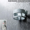 Hair Dryer Holder Plastic – Self-Adhesive Wall-Mounted Hair Dryer Rack - Image 6