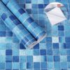 Heat & Oil Proof Self Adhesive Sticker Waterproof Self Adhesive Wallpaper for Bathroom Kitchen 60 X 200cm