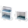 Kitchen Bowl Rack Cutlery Storage Box Dishes Leaching Bowl Box With Cover Edging Plate Rack Plastic Bowl Cabinet Home - Image 2