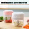 Mini Electric Food Chopper Wireless Electric Garlic Processor Cooking Cutting Machine Vegetable Food Grinder Kitchen Tools - Image 5