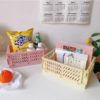 Mini Foldable Plastic Cosmetic Storage Box – Organizer Basket for Home and Office - Image 4
