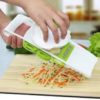 Multifunctional Slicer Vegetable Cutter with 5 Blades And Peeler Cutter Potato Onion Slicer Kitchen Tool - Image 3