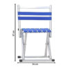Portable Folding Chair Stool – Super Strong Heavy Duty Outdoor Folding Chair - Image 6