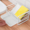 Sponge Drain Storage Rack – Sink Caddy with Removable Tray – Kitchen Sink Organizer - Image 2