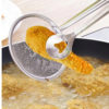Frying Mesh Colander Quick Strain Stainless Steel Tong Colander