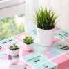 Oil Proof Stove Top Wallpaper Printed Kitchen Oil Resistant Self Adhesive Sticker (Blue) - Image 4