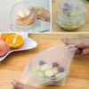 Original Stretch and Fresh Silicone Seal Cover Cling Film Reusable Kitchen, Wraps Pack of 4 - Image 2