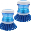 Plastic Cleaning Brush with Soap Dispenser for Kitchen - Image 9
