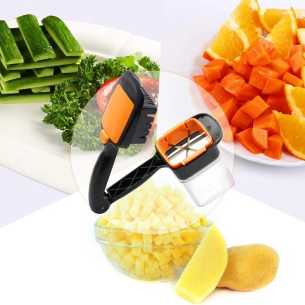 Quick Nicer Dicer 5 In 1 Vegetable Cutter Chopper Perfect for Kitchen Food Chopper - Image 4
