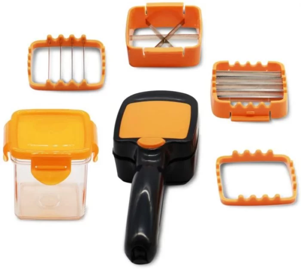 Quick Nicer Dicer 5 In 1 Vegetable Cutter Chopper Perfect for Kitchen Food Chopper - Image 3