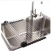 Roll Up Dish Drying Rack Sink Stainless Steel Kitchen Folding Rack Over Sink Dish Drainer - Image 2