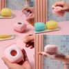 Pack of 2 Silicon Massage Bath Brush, Silicon Wash Scrubber, Cleaner & Massager
