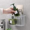 Sink Caddy Organizer Metal Sponge Holder Rack Drain Rack Basket for Kitchen ,Towel Rack - Image 7