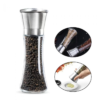 Stainless Steel Glass Ceramic Salt Pepper Mill Grinder – Salt and Pepper Crusher – Spice Rack - Image 2