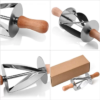 Stainless Steel Rolling Cutter With Wooden Handle – Roller for Croissant Cutter Steel Pastry Cutter - Image 2