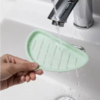 Bathroom Fish Shape Soap Holder Wall Mounted Plastic Double Layer Shelf Sticky Tray Soap Storage Box - Image 4